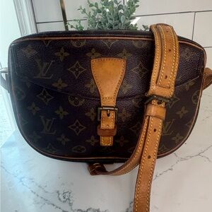 Authentic Louis Vuitton Brown Monogram Jeune Fille vintage bag